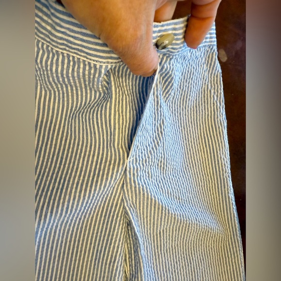 Boy's Classic Striped Seersucker Pants - Blue/White, Size 4T, elastic waist,NWOT - Picture 5 of 7